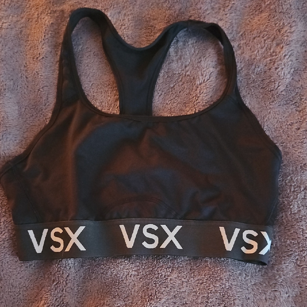 VSX Black Racerback M Sports Bra Intimates